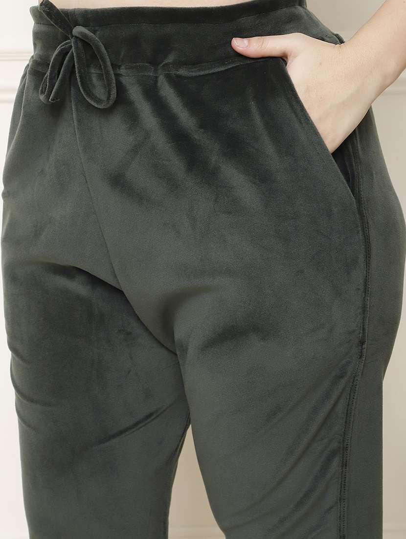 women solid pyjama nightwear set - 21555680 -  Standard Image - 5