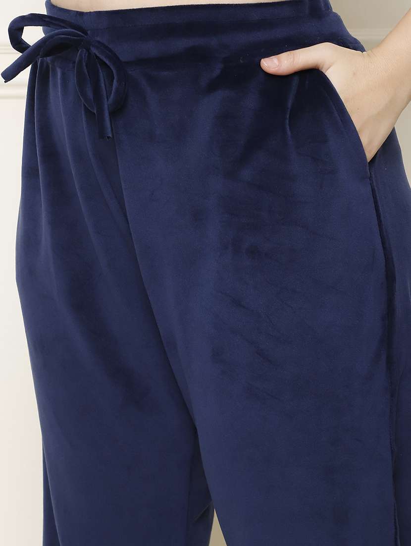 women solid pyjama nightwear set - 21555683 -  Standard Image - 5