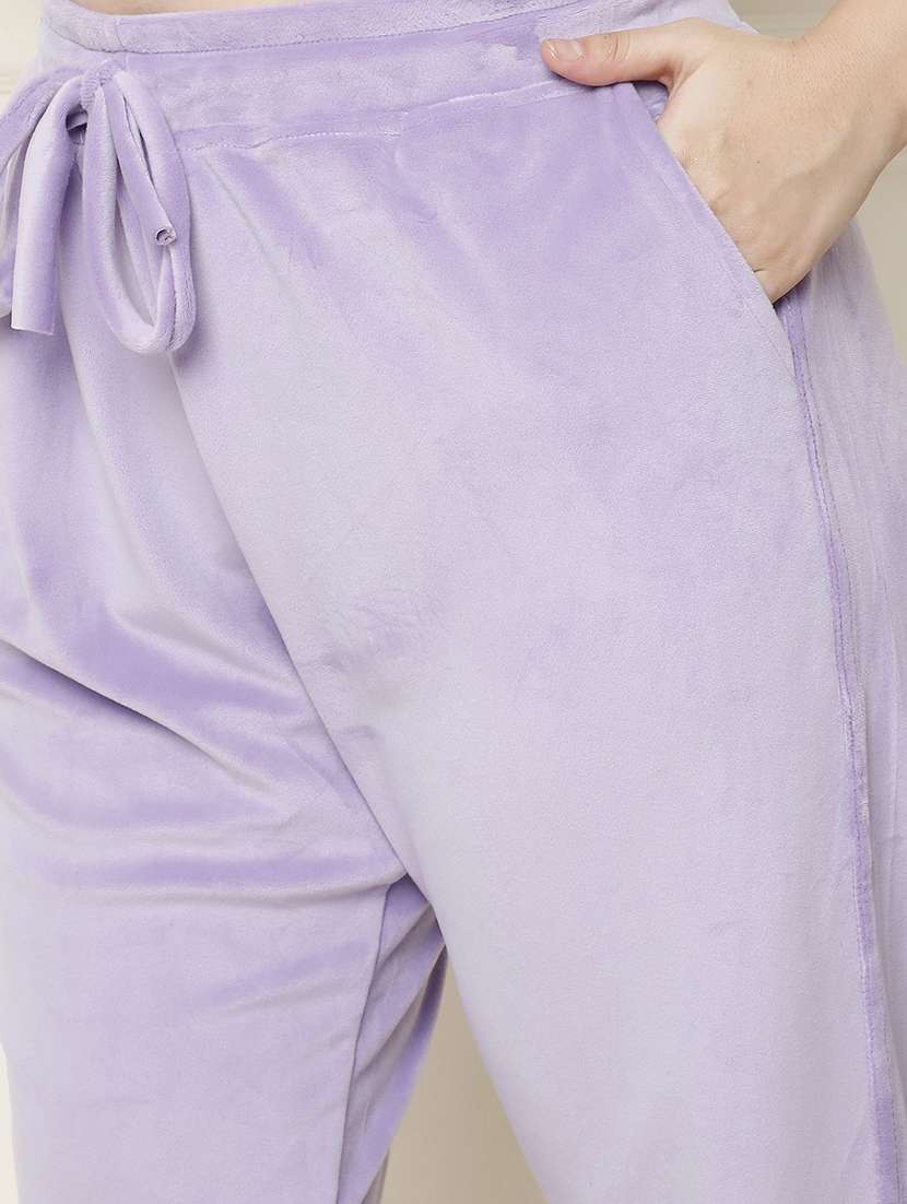 women solid pyjama nightwear set - 21555688 -  Standard Image - 5