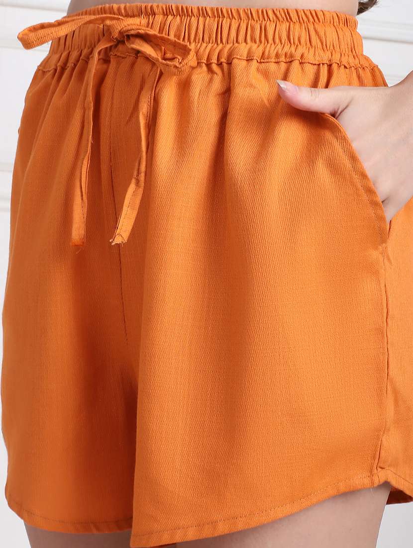 women solid shorts nightwear set - 21555696 -  Standard Image - 5