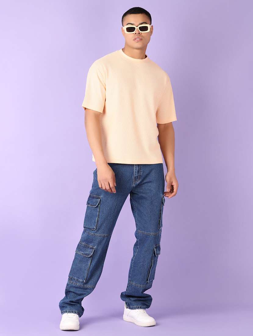 men solid short sleeve t-shirt - 21555806 -  Standard Image - 3