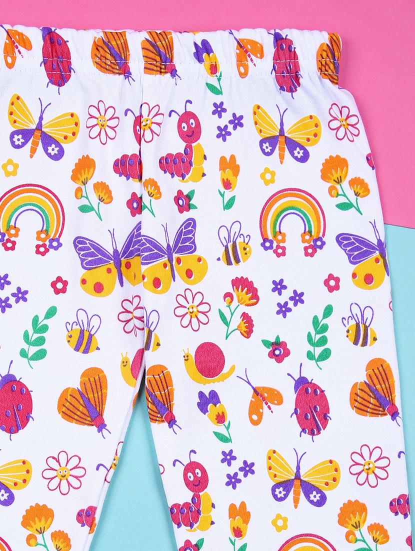 kids pack of 2 printed mid rise pyjama - 21555888 - Standard Image - 3