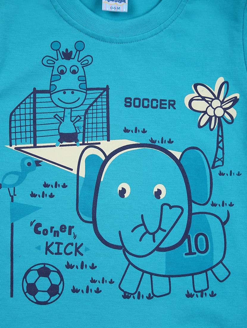 boys blue graphic full length set - 21555893 -  Standard Image - 3