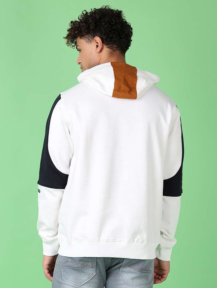 men long sleeves color block sweatshirt - 21556056 -  Standard Image - 3