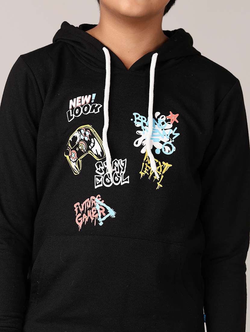 boys  front print long sleeve sweatshirts - 21556059 -  Standard Image - 5