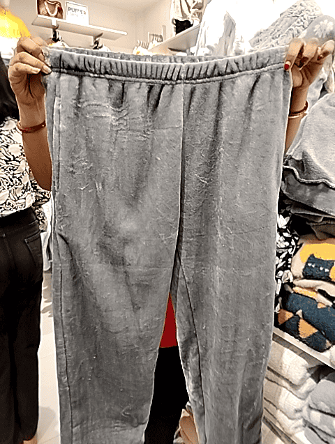 grey spun fleece track pants - 21556078 -  Standard Image - 0