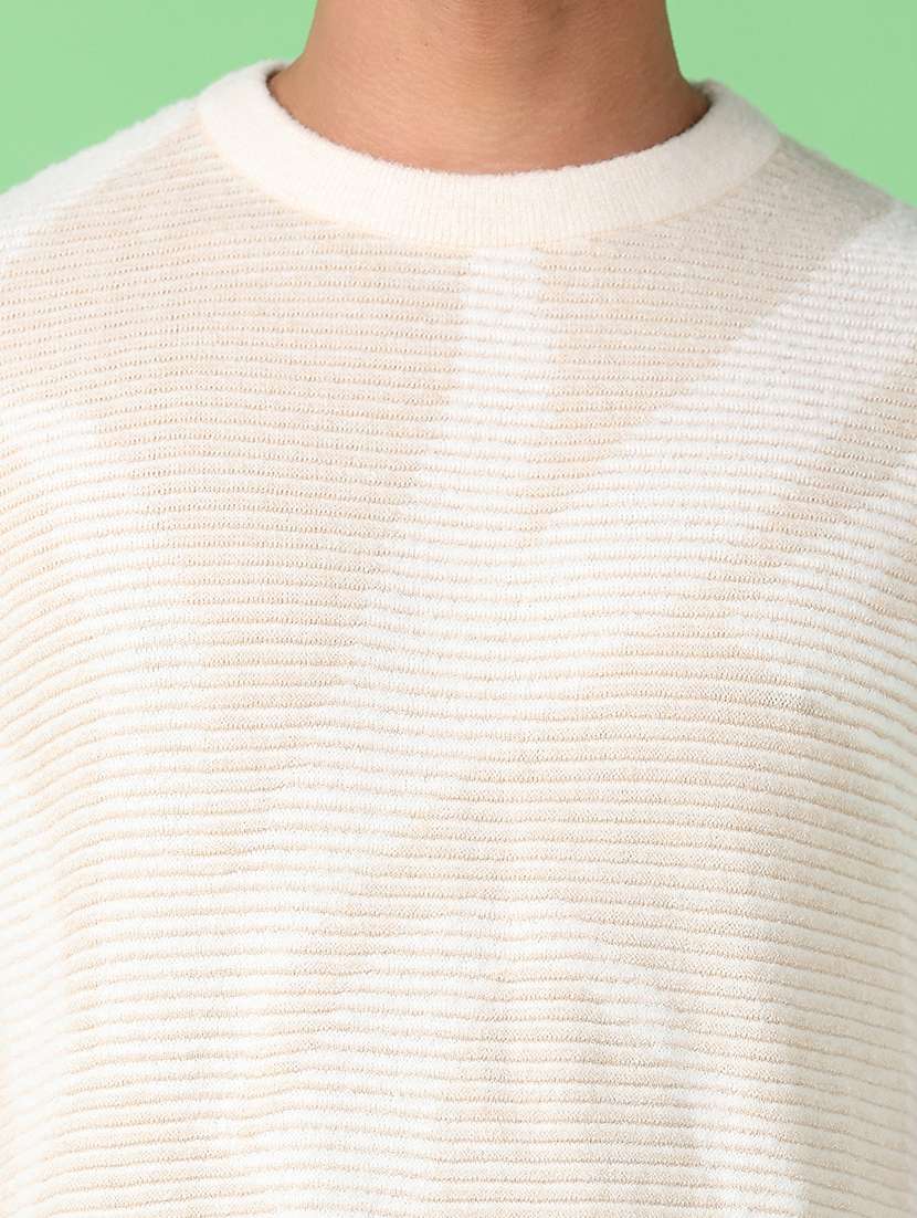 men long sleeves self design pullover - 21556101 -  Standard Image - 5