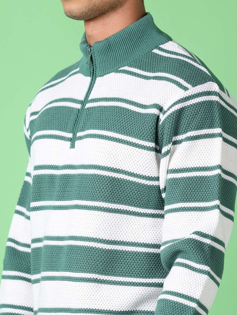 men long sleeves striped pullover - 21556102 -  Standard Image - 5