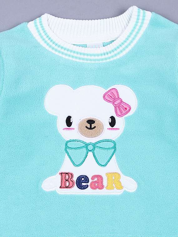 girls printed winterwear full length set - 21556105 -  Standard Image - 3