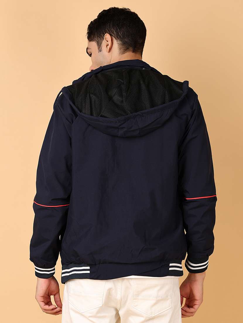 men long sleeves solid casual jacket - 21556110 -  Standard Image - 3