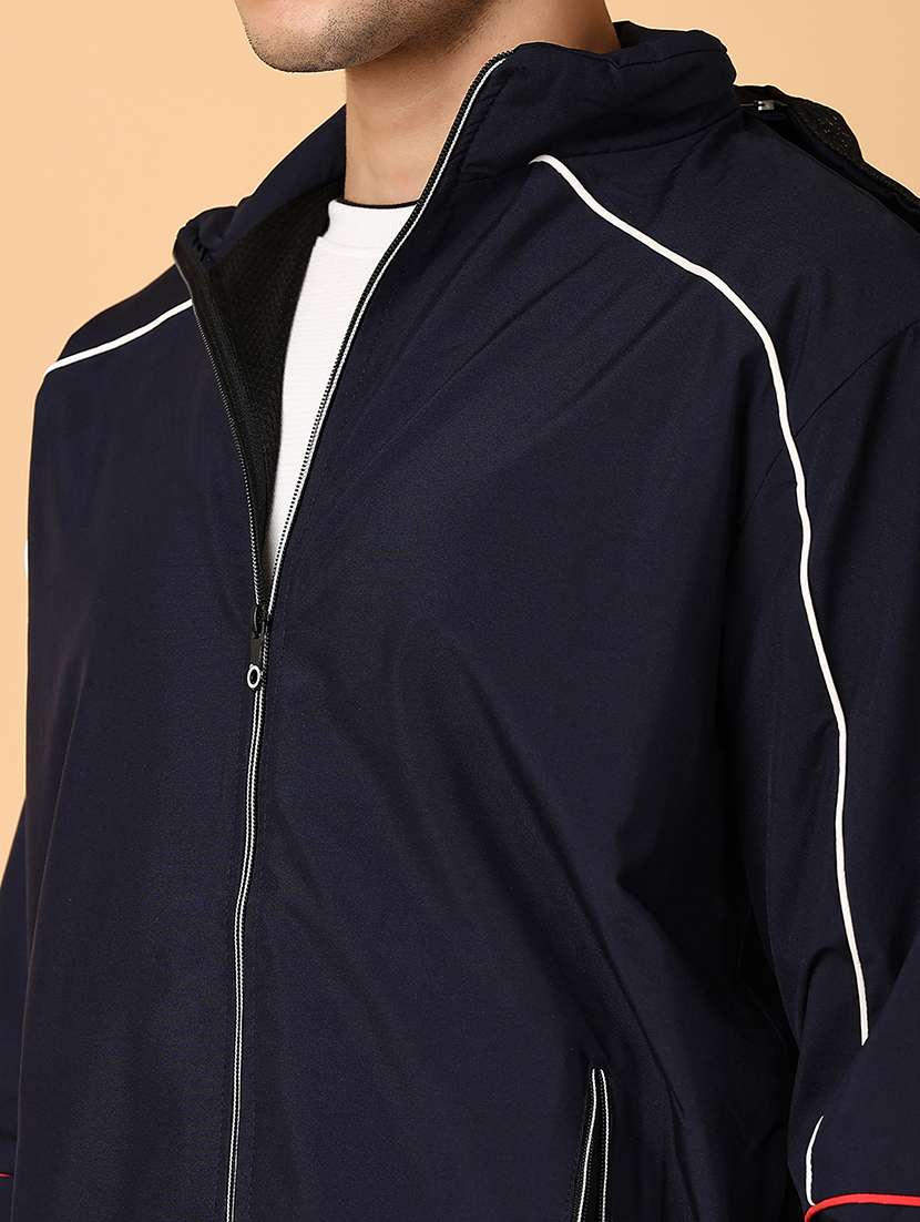 men long sleeves solid casual jacket - 21556110 -  Standard Image - 5