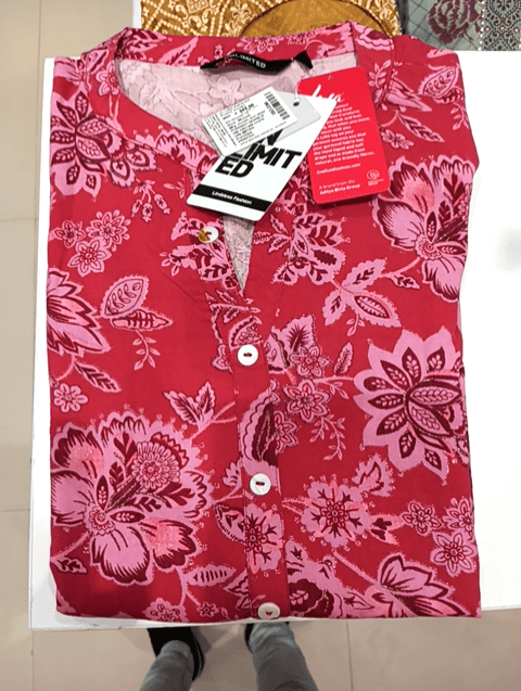 fuchsia rayon kurta - 21556124 - Standard Image - 0