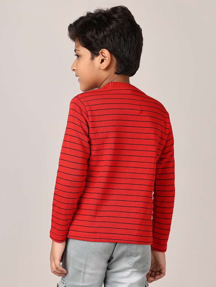 boys striped long sleeve sweater - 21556244 -  Standard Image - 3