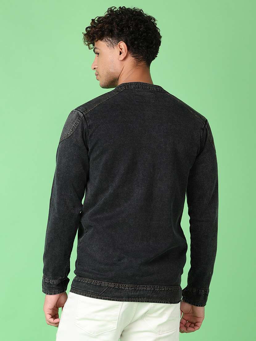 men self design long sleeve cardigan sweater - 21556277 -  Standard Image - 3