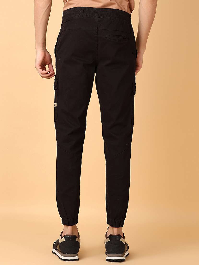 men mid rise solid cargo - 21556286 -  Standard Image - 3