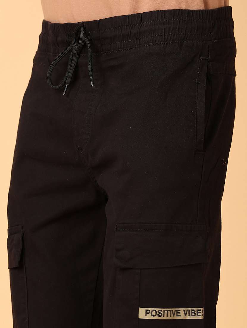 men mid rise solid cargo - 21556286 -  Standard Image - 5