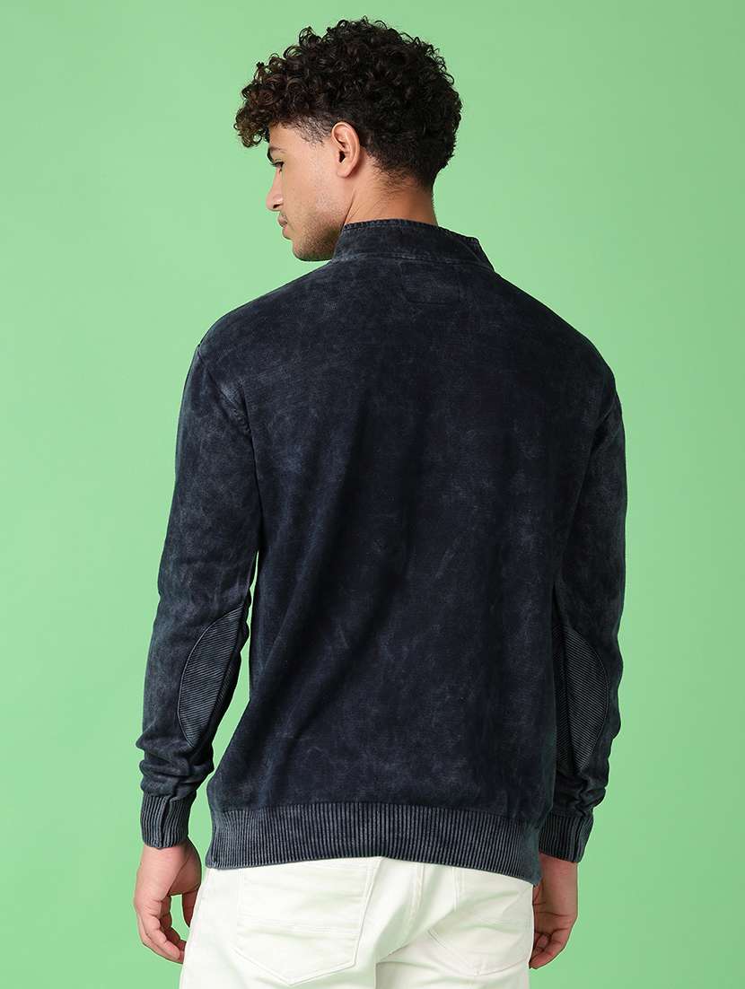 men printed long sleeve regular fit pullover - 21556332 -  Standard Image - 3