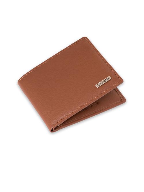 tan genuine leather wallet - 21556652 - Standard Image - 0