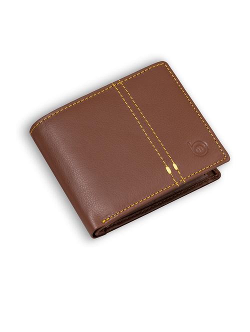 tan genuine leather wallet - 21556654 - Standard Image - 0