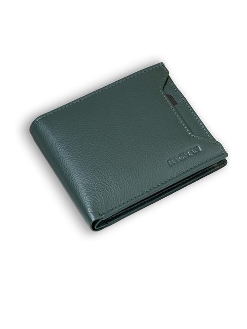 green genuine leather wallet - 21556660 - Standard Image - 0