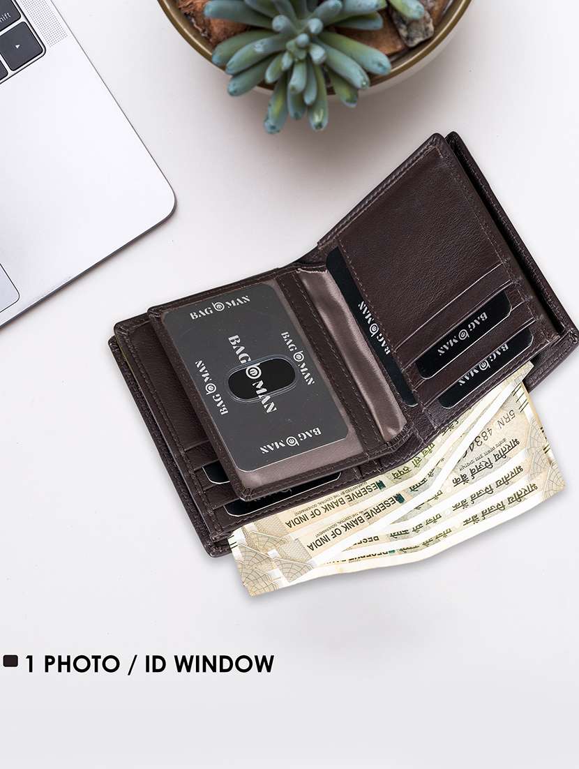 brown genuine leather wallet - 21556690 -  Standard Image - 3