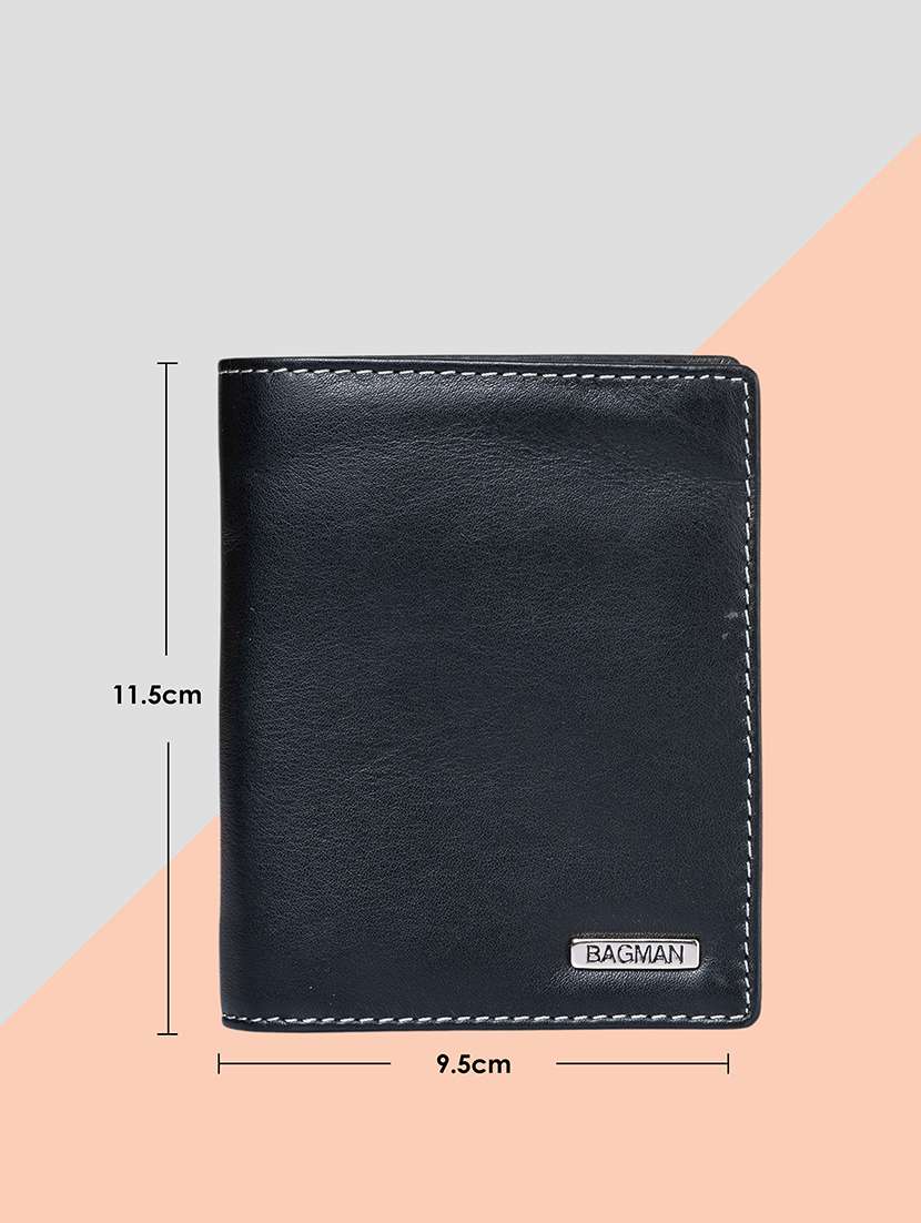 black genuine leather wallet - 21556692 -  Standard Image - 3