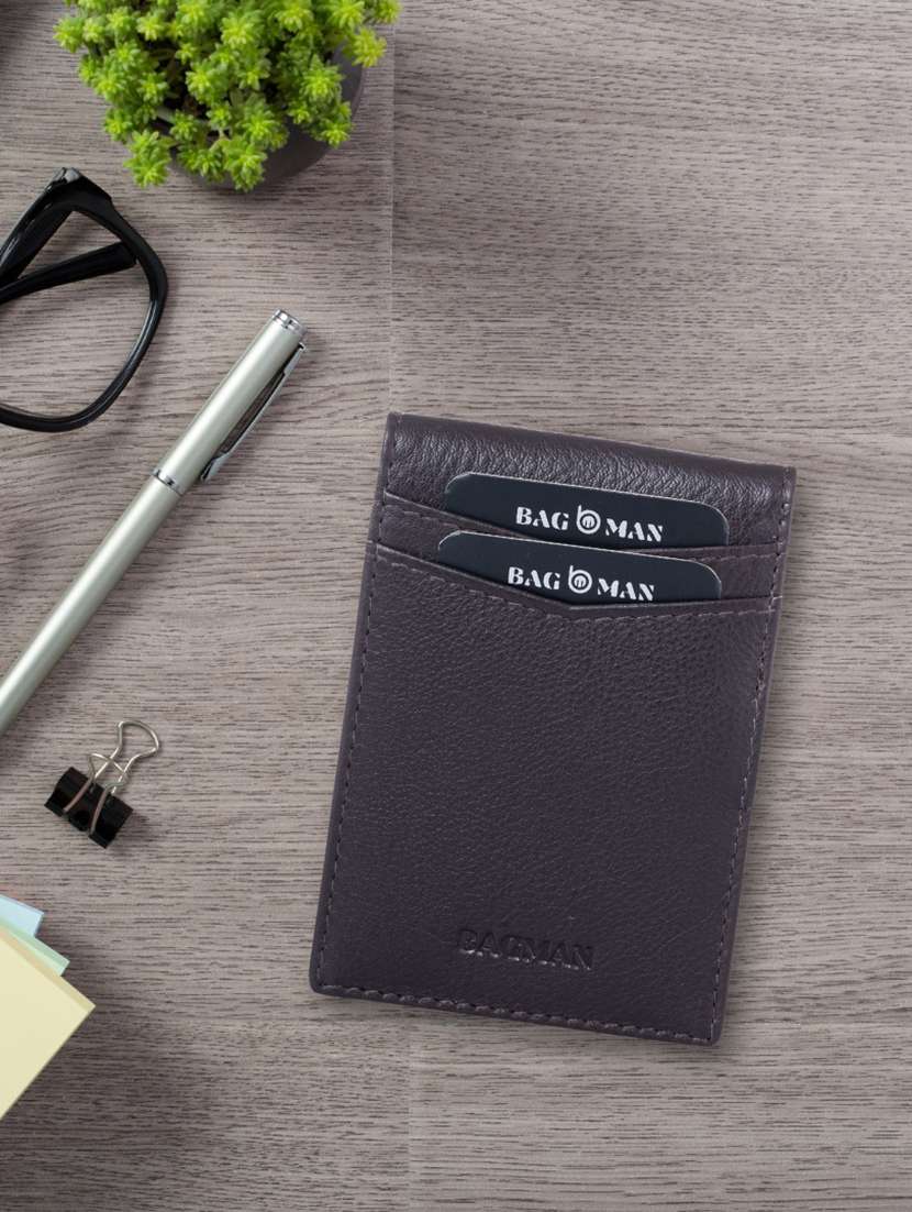 brown genuine leather wallet - 21556695 - Zoom Image - 0