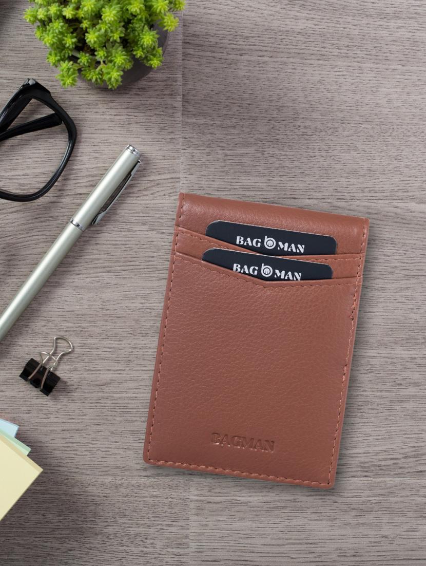 tan genuine leather wallet - 21556696 - Zoom Image - 0