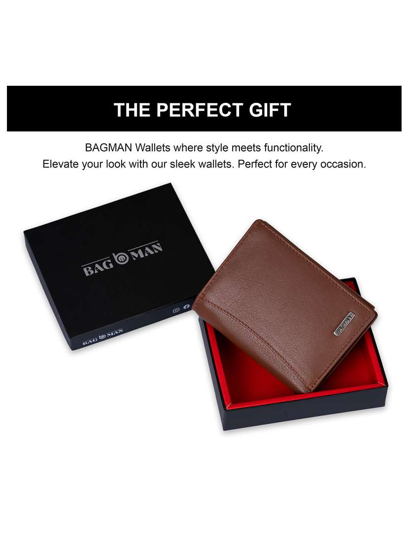 tan genuine leather wallet - 21556708 -  Standard Image - 3