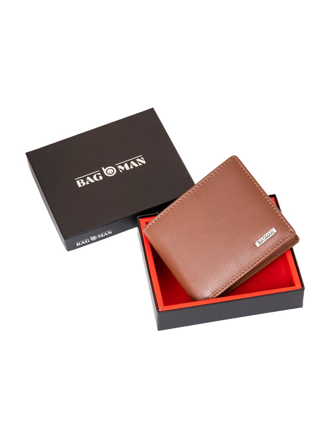tan genuine leather wallet - 21556720 - Standard Image - 3