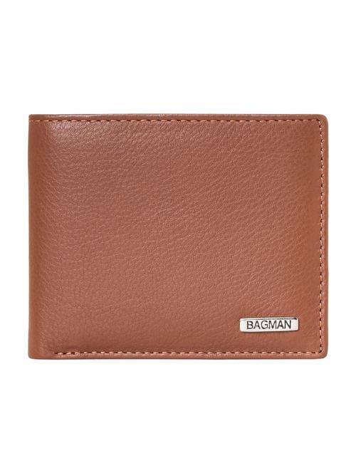 tan genuine leather wallet - 21556727 - Standard Image - 0