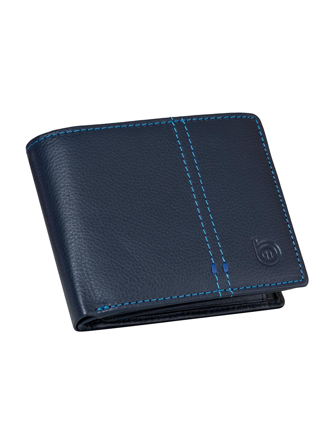 blue genuine leather wallet - 21556740 - Zoom Image - 0