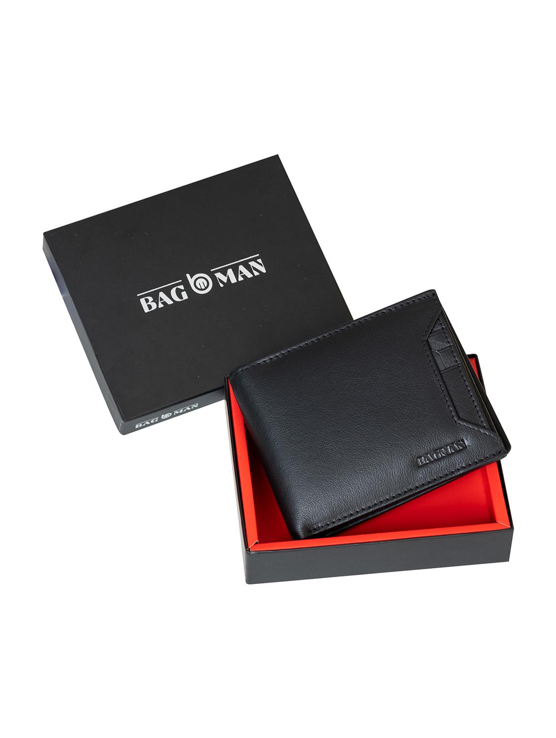 black genuine leather wallet - 21556760 - Zoom Image - 0
