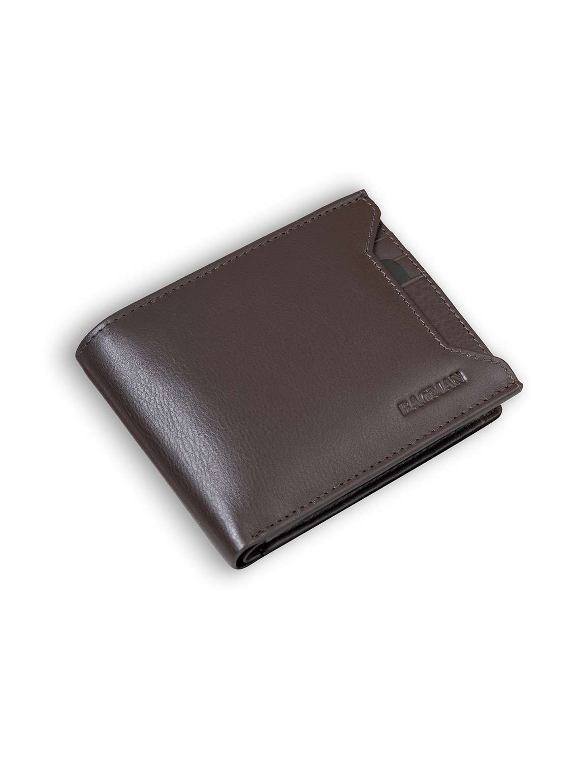 brown genuine leather wallet