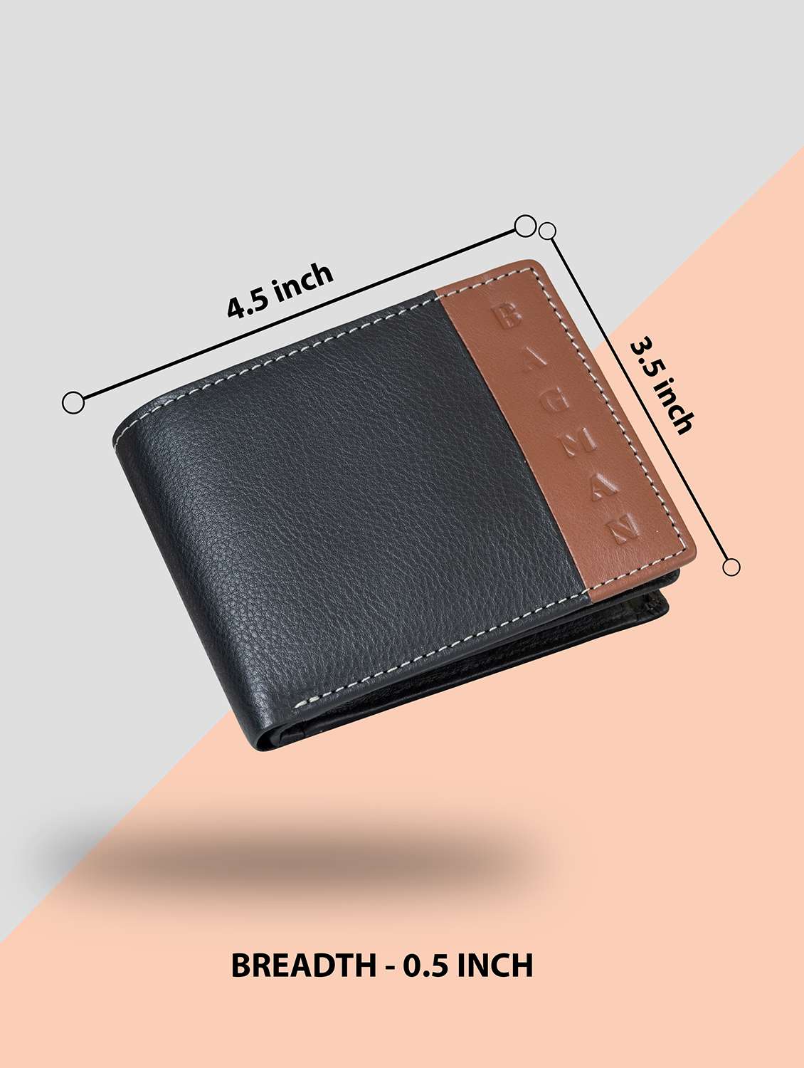 black genuine leather wallet - 21556796 -  Standard Image - 3