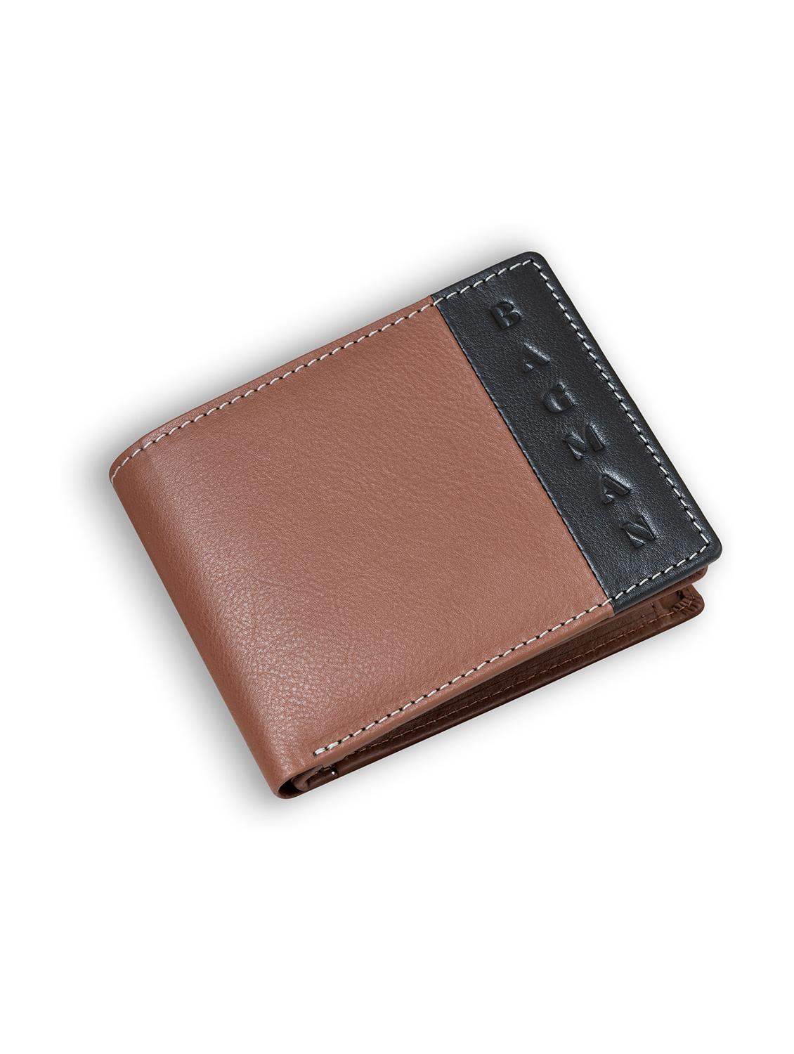 brown genuine leather wallet - 21556798 -  Zoom Image - 0