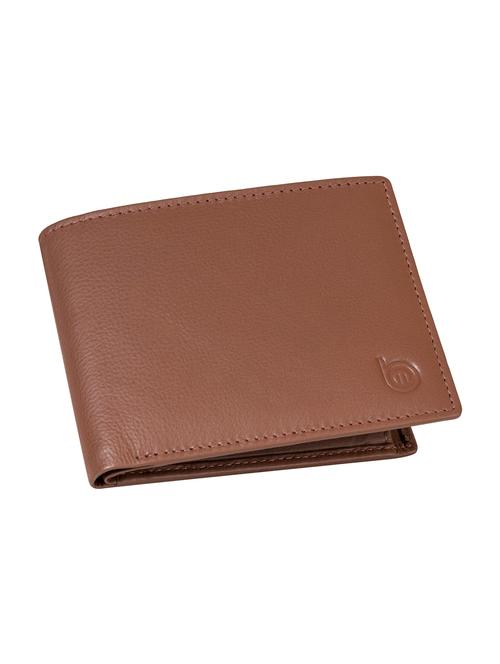 tan genuine leather wallet - 21556813 - Standard Image - 0