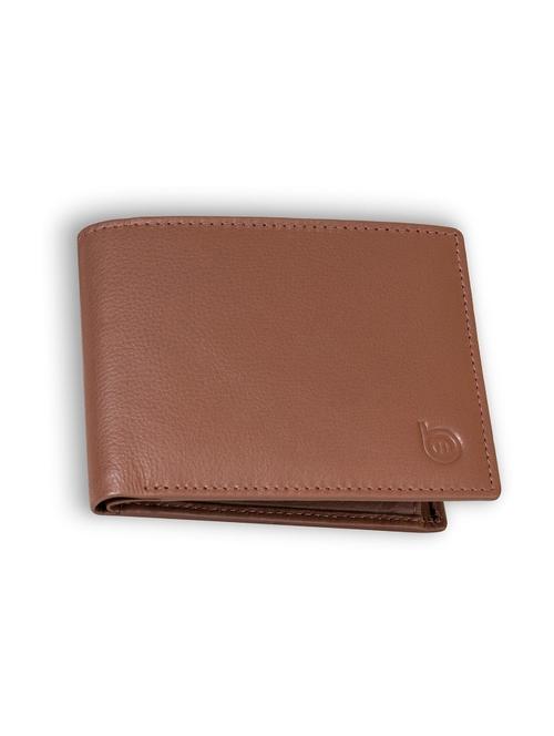 tan genuine leather wallet - 21556817 - Standard Image - 0