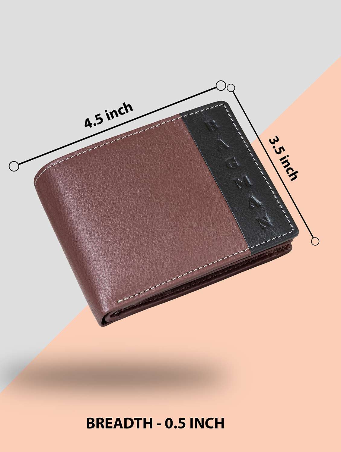 brown genuine leather wallet - 21556840 -  Standard Image - 3