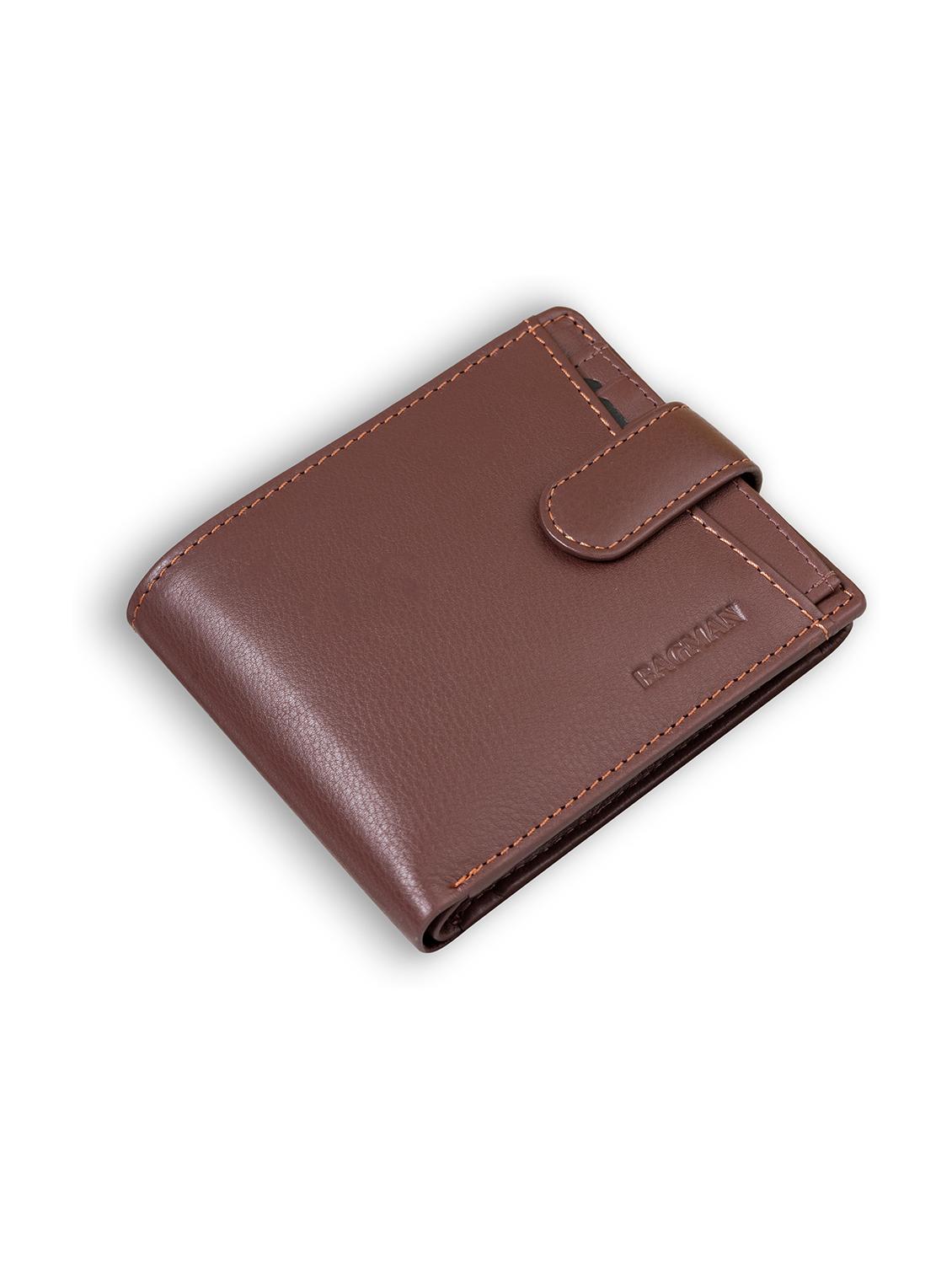 brown genuine leather wallet - 21556870 - Zoom Image - 0