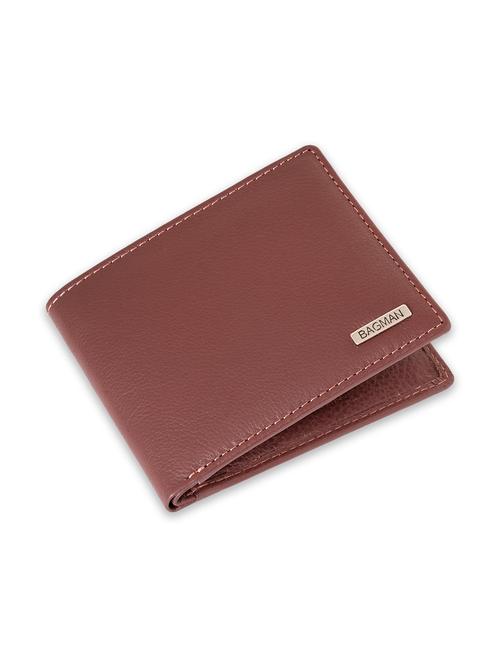 brown genuine leather wallet - 21556873 - Standard Image - 0
