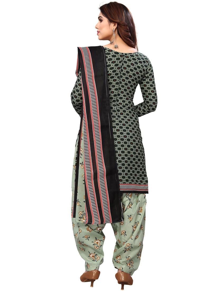 women printed unstitched suit set - 21557152 - Standard Image - 3