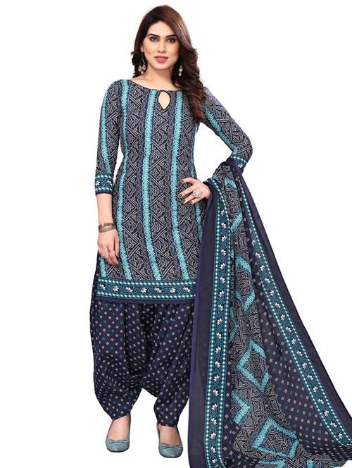 women printed unstitched suit set - 21557163 - Standard Image - 0
