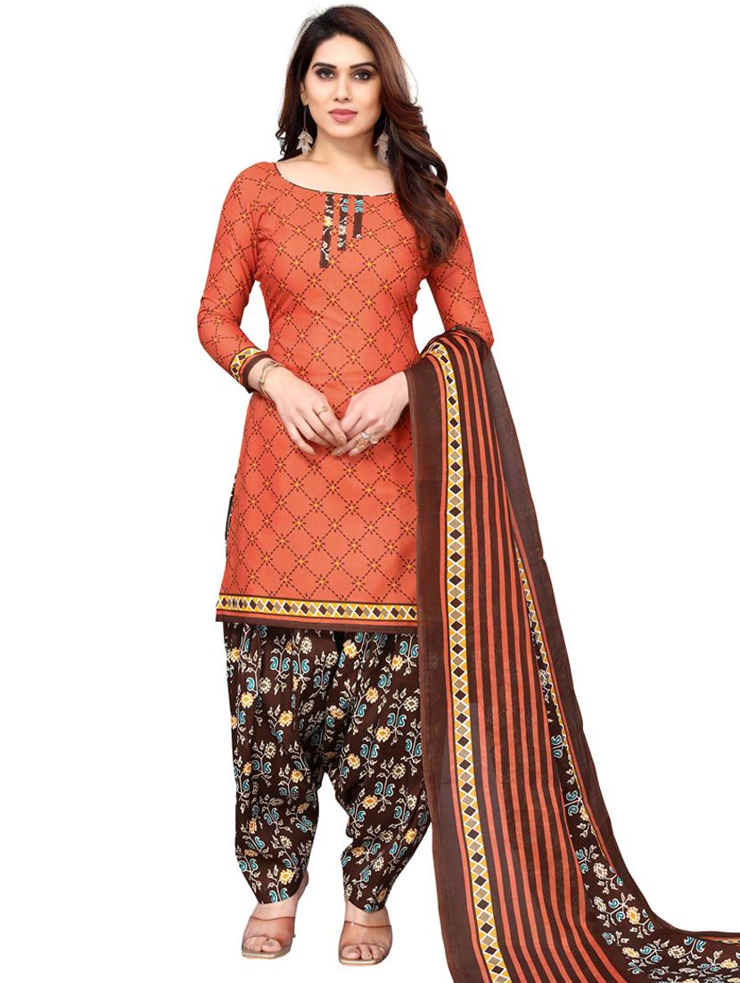 women printed unstitched suit set - 21557166 - Zoom Image - 0