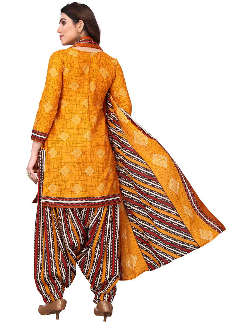 women printed unstitched suit set - 21557174 -  Standard Image - 3