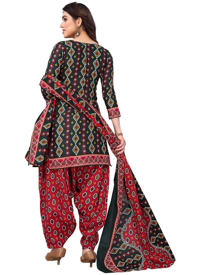 women printed unstitched suit set - 21557177 -  Standard Image - 3