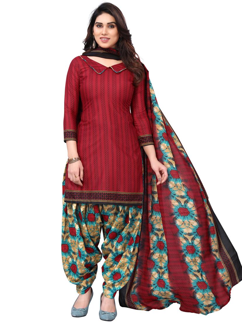 women printed unstitched suit set - 21557181 - Zoom Image - 0