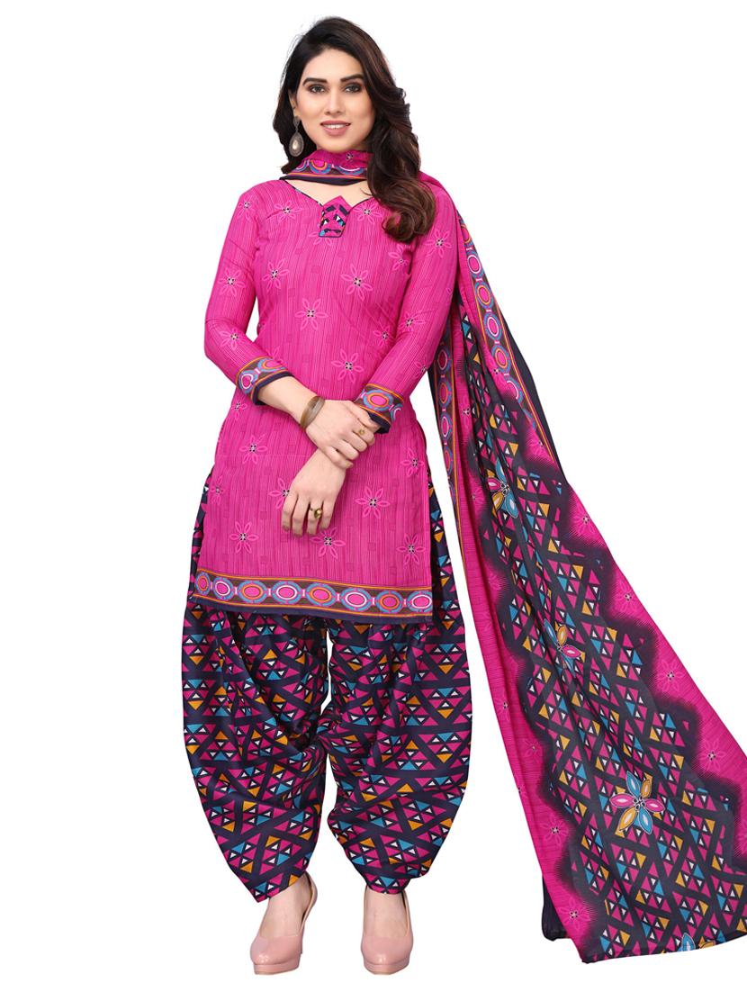women printed unstitched suit set - 21557184 - Zoom Image - 0