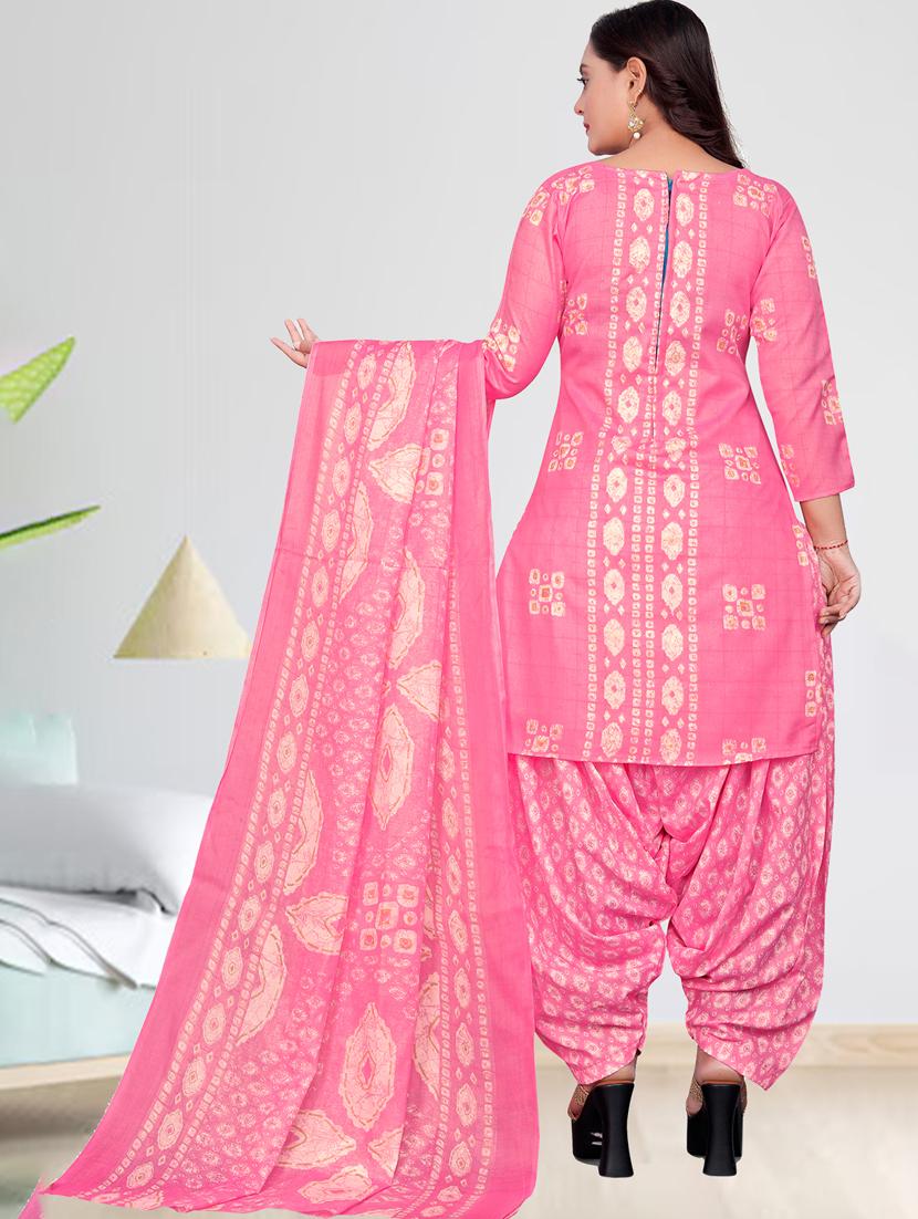 women printed unstitched suits - 21557198 - Standard Image - 3
