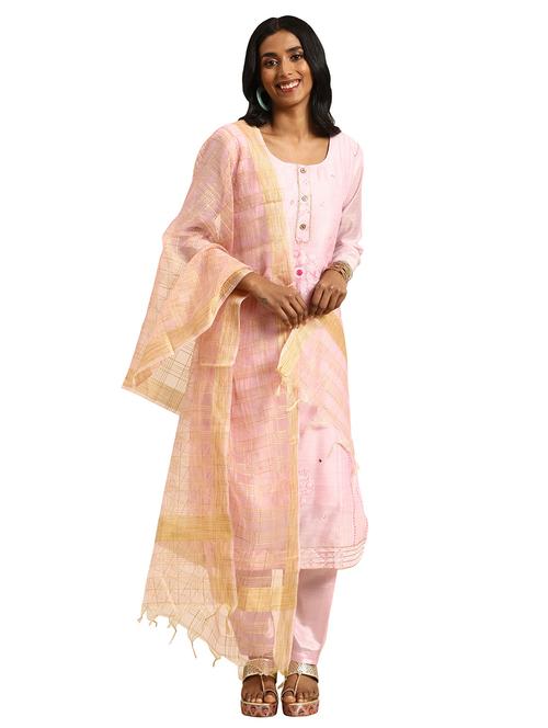 women self design unstitched suits - 21557211 - Standard Image - 0
